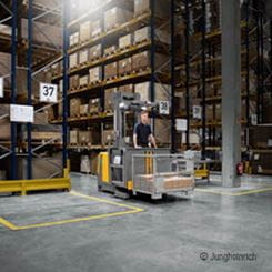 Blickle-hjul og -trinser for intern logistikk